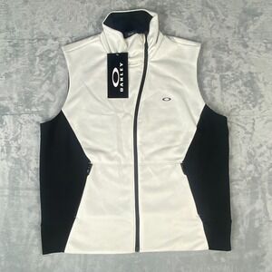 Oakley Vest Womens Extra Large White Off Center Performance Sports Golf READ